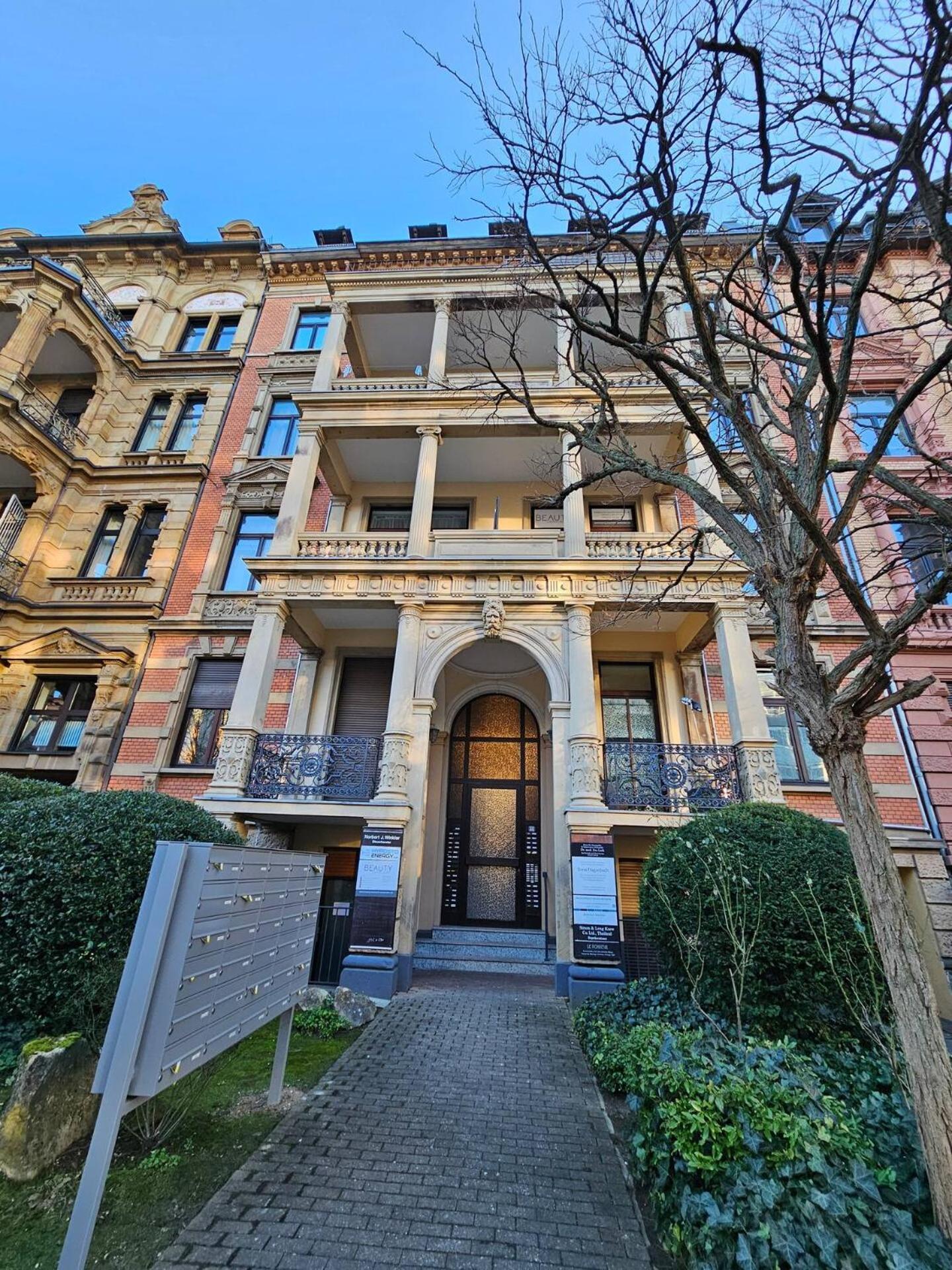 Apartment Wiesbaden Mitte, Zentral Am Park, Congresscenter 5 Min, Bahnhof 10Min Bagian luar foto